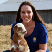 Margo-and-brown-goat-300×300