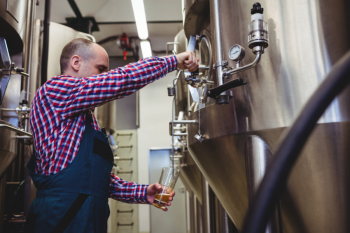 Man in a Brewery